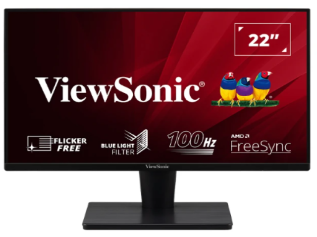 ViewSonic 優派 VA2215-H 22型 VA 100Hz 護眼電腦螢幕