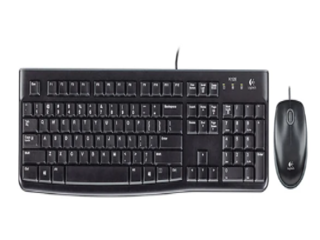 Logitech 羅技 MK120 有線鍵盤滑鼠組